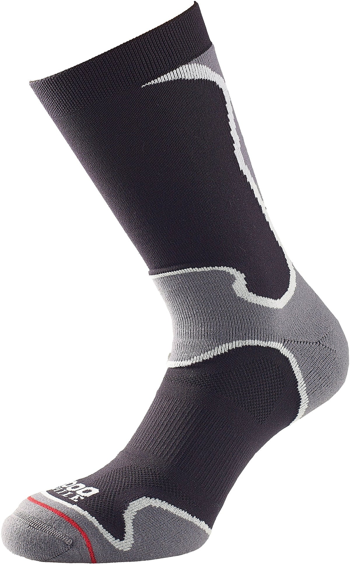 1000 Mile Fusion Double Layer Mens Running Socks - Black