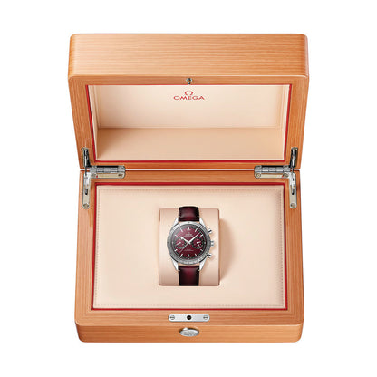 OMEGA Speedmaster '57 40.5mm - Red on Leather Strap