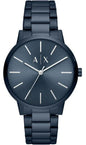 Armani Exchange Cayde AX2702 Men's Analog Watch – Blue Dial with Matching Blue Stainless Steel Strap