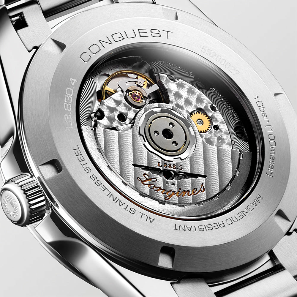 longines Conquest 41mm - Sunray Blue on Bracelet