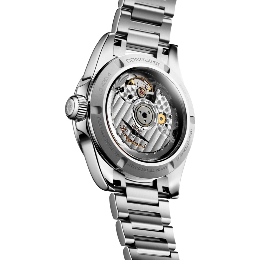 longines Conquest 34mm - Sunray Pink on Bracelet