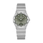 OMEGA Constellation Quartz 28mm - Green on Bracelet